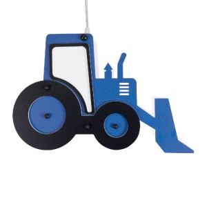 glo-61580-61580_4 GLOBOSTAR® TRACTOR 61580 ΠΑΙΔΙΚΟ ΚΡΕΜΑΣΤΟ ΦΩΤΙΣΤΙΚΟ ΦΙΓΟΥΡΑ ΜΟΝΟΦΩΤΟ 1 X E27 IP20 ΜΠΛΕ, ΜΑ