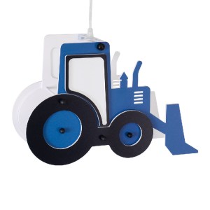 glo-61580-61580_6 GLOBOSTAR® TRACTOR 61580 ΠΑΙΔΙΚΟ ΚΡΕΜΑΣΤΟ ΦΩΤΙΣΤΙΚΟ ΦΙΓΟΥΡΑ ΜΟΝΟΦΩΤΟ 1 X E27 IP20 ΜΠΛΕ, ΜΑ