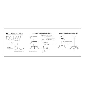 glo-61581-61581_11 GLOBOSTAR® UFO 61581 ΠΑΙΔΙΚΟ ΚΡΕΜΑΣΤΟ ΦΩΤΙΣΤΙΚΟ ΦΙΓΟΥΡΑ ΜΟΝΟΦΩΤΟ 1 X E27 IP20 ΚΙΤΡΙΝΟ, ΜΠΛ