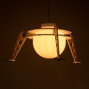 glo-61581-61581_2 GLOBOSTAR® UFO 61581 ΠΑΙΔΙΚΟ ΚΡΕΜΑΣΤΟ ΦΩΤΙΣΤΙΚΟ ΦΙΓΟΥΡΑ ΜΟΝΟΦΩΤΟ 1 X E27 IP20 ΚΙΤΡΙΝΟ, ΜΠΛ