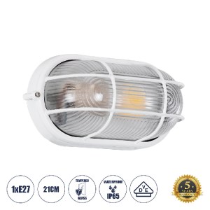 glo-61582-61582_0 GLOBOSTAR® BOATLIGHT 61582 ΦΩΤΙΣΤΙΚΟ ΚΑΡΑΒΟΧΕΛΩΝΑ ΤΟΙΧΟΥ - ΑΠΛΙΚΑ ΜΕ ΝΤΟΥΙ 1 X E27 120° AC