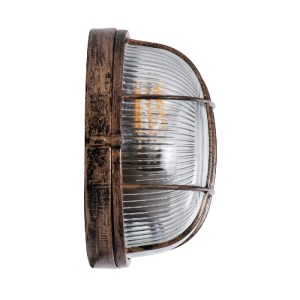 glo-61587-61587_4 GLOBOSTAR® BOATLIGHT 61587 VINTAGE ΦΩΤΙΣΤΙΚΟ ΚΑΡΑΒΟΧΕΛΩΝΑ ΤΟΙΧΟΥ & ΟΡΟΦΗΣ ΜΕ ΝΤΟΥΙ 1 X E27