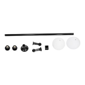 glo-61598-e03699_61598_8 GLOBOSTAR® AGROS 61598 ΦΩΤΙΣΤΙΚΟ ΚΟΛΩΝΑΚΙ ΚΗΠΟΥ ΜΕ ΝΤΟΥΙ 2 X E27 AC 220-240V ΑΔΙΑΒΡΟΧΟ IP6