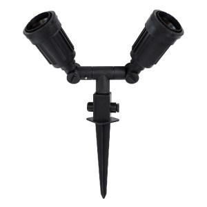 glo-61614-61614_0 GLOBOSTAR® GRASEDO 61614 ΚΑΡΦΩΤΗ ΒΑΣΗ ΚΗΠΟΥ ΜΕ 2 ΝΤΟΥΙ E27 ΓΙΑ ΛΑΜΠΕΣ ΣΠΟΤ PAR38 - ΑΔΙΑΒΡΟ