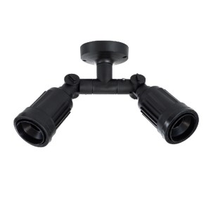 glo-61616-61616_0 GLOBOSTAR® GRASEDO 61616 ΒΑΣΗ ΚΗΠΟΥ ΜΕ 2 ΝΤΟΥΙ E27 ΓΙΑ ΛΑΜΠΕΣ ΣΠΟΤ PAR38 - ΑΔΙΑΒΡΟΧΗ IP67 