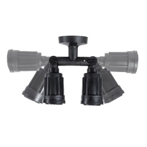 glo-61616-61616_3 GLOBOSTAR® GRASEDO 61616 ΒΑΣΗ ΚΗΠΟΥ ΜΕ 2 ΝΤΟΥΙ E27 ΓΙΑ ΛΑΜΠΕΣ ΣΠΟΤ PAR38 - ΑΔΙΑΒΡΟΧΗ IP67 
