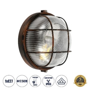 glo-61623-61623_0.webp GLOBOSTAR® BOATLIGHT 61623 VINTAGE ΦΩΤΙΣΤΙΚΟ ΚΑΡΑΒΟΧΕΛΩΝΑ ΤΟΙΧΟΥ & ΟΡΟΦΗΣ ΜΕ ΝΤΟΥΙ 1 X E27