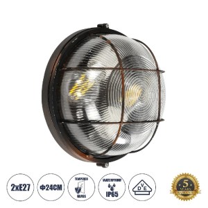 glo-61624-61624_0.webp GLOBOSTAR® BOATLIGHT 61624 VINTAGE ΦΩΤΙΣΤΙΚΟ ΚΑΡΑΒΟΧΕΛΩΝΑ ΤΟΙΧΟΥ & ΟΡΟΦΗΣ ΜΕ ΝΤΟΥΙ 2 X E27