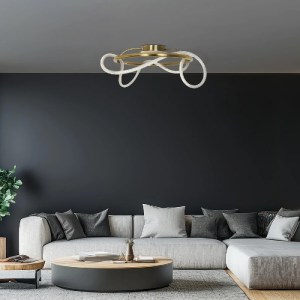 glo-61673-61673_2.webp KELVO® GLOW 61673 ΜΟΝΤΕΡΝΟ ΦΩΤΙΣΤΙΚΟ ΟΡΟΦΗΣ LED 34W 3400LM 360° AC 220-240V IP20 ΡΥΘΜΙΖΟΜΕ