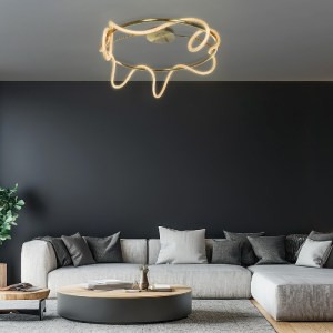 glo-61674-84d153_61674_1 KELVO® GLOW 61674 ΜΟΝΤΕΡΝΟ ΦΩΤΙΣΤΙΚΟ ΟΡΟΦΗΣ LED 65W 6500LM 360° AC 220-240V IP20 ΡΥΘΜΙΖΟΜΕ