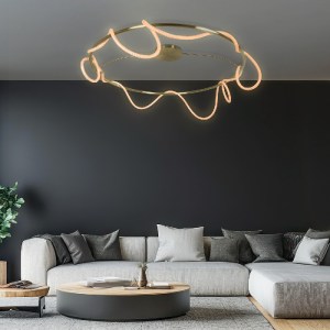 glo-61675-64a5b9_61675_1 KELVO® GLOW 61675 ΜΟΝΤΕΡΝΟ ΦΩΤΙΣΤΙΚΟ ΟΡΟΦΗΣ LED 89W 8900LM 360° AC 220-240V IP20 ΡΥΘΜΙΖΟΜΕ