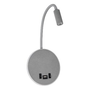 glo-61694-1ed8fd_61694_0 GLOBOSTAR® GOOSE 61694 ΦΩΤΙΣΤΙΚΟ ΤΟΙΧΟΥ - ΑΠΛΙΚΑ LED 6W 600LM 36° AC 220-240V IP20  - READ