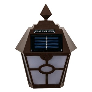 glo-71493-71493_2 GLOBOSTAR® 71493 ΑΥΤΟΝΟΜΟ ΗΛΙΑΚΟ ΦΩΤΙΣΤΙΚΟ ΤΟΙΧΟΥ ΚΑΦΕ LED SMD 1W 40LM ΜΕ ΕΝΣΩΜΑΤΩΜΕΝΗ ΜΠΑ
