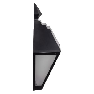 glo-71494-71494_3 GLOBOSTAR® 71494 ΑΥΤΟΝΟΜΟ ΗΛΙΑΚΟ ΦΩΤΙΣΤΙΚΟ ΤΟΙΧΟΥ ΜΑΥΡΟ LED SMD 1W 40LM ΜΕ ΕΝΣΩΜΑΤΩΜΕΝΗ ΜΠ
