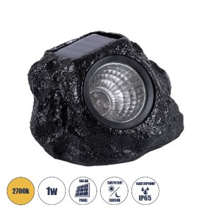 glo-71509-0db021_71509_0 GLOBOSTAR® 71509 ΑΥΤΟΝΟΜΟ ΗΛΙΑΚΟ ΦΩΤΙΣΤΙΚΟ LED SMD 1W 100LM ΜΕ ΕΝΣΩΜΑΤΩΜΕΝΗ ΜΠΑΤΑΡΙΑ 600MA