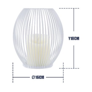glo-76491-76491_5 GLOBOSTAR® CANDLE 76491 ΔΙΑΚΟΣΜΗΤΙΚΟ REALISTIC ΚΕΡΙ ΜΕ LED ΕΦΕ ΚΙΝΟΥΜΕΝΗΣ ΦΛΟΓΑΣ - ΜΠΑΤΑΡΙ