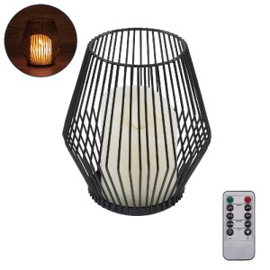 glo-76493-76493_0 GLOBOSTAR® CANDLE 76493 ΔΙΑΚΟΣΜΗΤΙΚΟ REALISTIC ΚΕΡΙ ΜΕ LED ΕΦΕ ΚΙΝΟΥΜΕΝΗΣ ΦΛΟΓΑΣ - ΜΠΑΤΑΡΙ