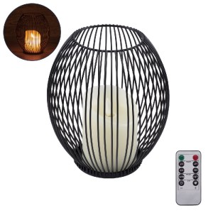 glo-76496-76496_0 GLOBOSTAR® CADLE 76496 ΔΙΑΚΟΣΜΗΤΙΚΟ REALISTIC ΚΕΡΙ ΜΕ LED ΕΦΕ ΚΙΝΟΥΜΕΝΗΣ ΦΛΟΓΑΣ - ΜΠΑΤΑΡΙΑ