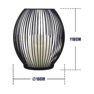 glo-76496-76496_5 GLOBOSTAR® CADLE 76496 ΔΙΑΚΟΣΜΗΤΙΚΟ REALISTIC ΚΕΡΙ ΜΕ LED ΕΦΕ ΚΙΝΟΥΜΕΝΗΣ ΦΛΟΓΑΣ - ΜΠΑΤΑΡΙΑ