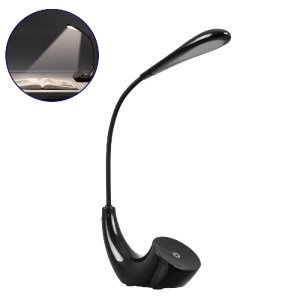 glo-76501-76501_0 GLOBOSTAR® TESLER 76501 ΜΟΝΤΕΡΝΟ ΕΠΑΝΑΦΟΡΤΙΖΟΜΕΝΟ ΦΩΤΙΣΤΙΚΟ ΓΡΑΦΕΙΟΥ ΜΑΥΡΟ LED 2.8 WATT 55