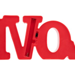 glo-76548-76548_8 GLOBOSTAR® 76548 ΚΟΚΚΙΝΟ ΜΟΝΤΕΡΝΟ ΕΠΙΤΡΑΠΕΖΙΟ ΔΙΑΚΟΣΜΗΤΙΚΟ ΦΩΤΙΣΤΙΚΟ LED ΣΗΜΑΝΣΗΣ LOVE 2W 