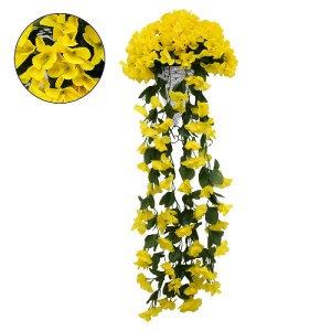 glo-78054-78054_0 GLOBOSTAR® 78054 ΤΕΧΝΗΤΟ ΚΡΕΜΑΣΤΟ ΦΥΤΟ ΔΙΑΚΟΣΜΗΤΙΚΩΝ ΛΟΥΛΟΥΔΙΩΝ ΜΕ ΚΙΤΡΙΝΑ ΦΛΟΞ M30 X Υ80 