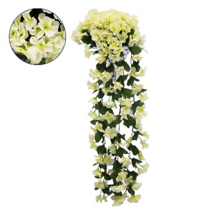 glo-78056-78056_0 GLOBOSTAR® 78056 ΤΕΧΝΗΤΟ ΚΡΕΜΑΣΤΟ ΦΥΤΟ ΔΙΑΚΟΣΜΗΤΙΚΩΝ ΛΟΥΛΟΥΔΙΩΝ ΜΕ ΛΕΥΚΑ ΦΛΟΞ M30 X Υ80 X 
