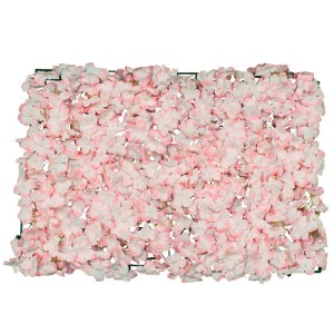 glo-78314-78314_0 GLOBOSTAR® 78314 ΣΥΝΘΕΤΙΚΟ ΠΑΝΕΛ ΛΟΥΛΟΥΔΙΩΝ - ΚΑΘΕΤΟΣ ΚΗΠΟΣ ΟΡΤΑΝΣΙΑ ΡΟΖ/ΛΕΥΚΟ Μ60 X Υ40 X