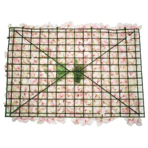 glo-78322-78322_3 GLOBOSTAR® 78322 ΣΥΝΘΕΤΙΚΟ ΠΑΝΕΛ ΛΟΥΛΟΥΔΙΩΝ - ΚΑΘΕΤΟΣ ΚΗΠΟΣ ΑΓΡΙΑ ΟΡΤΑΝΣΙΑ ΡΟΖ/ΛΕΥΚΟ Μ60 X