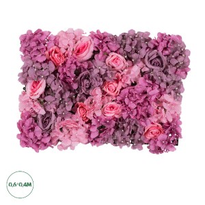 glo-78336-78336_0 GLOBOSTAR® ARTIFICIAL GARDEN ROSES STORY PURPLE 78336 ΤΕΧΝΗΤΟ ΔΙΑΚΟΣΜΗΤΙΚΟ ΠΑΝΕΛ ΛΟΥΛΟΥΔΙΩ