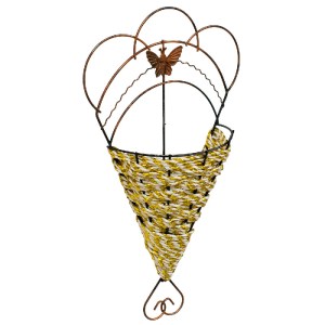 glo-78602-78602_3 GLOBOSTAR® 78602 ΚΑΣΠΩ ΤΕΧΝΗΤΩΝ ΦΥΤΩΝ ΕΠΙΤΟΙΧΙΟ ΜΕΤΑΛΙΚΟ ΜΕ ΧΑΛΚΙΝΕΣ ΛΕΠΤΟΜΕΡΕΙΕΣ ΚΑΙ ΛΕΥΚ