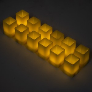 glo-79539-79539_2 GLOBOSTAR® CANDLE 79539 ΣΕΤ 12 X ΔΙΑΚΟΣΜΗΤΙΚΑ REALISTIC ΚΕΡΑΚΙΑ ΜΕ LED ΕΦΕ ΚΙΝΟΥΜΕΝΗΣ ΦΛΟΓ