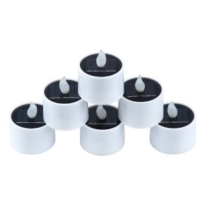 glo-79546-79546_0 GLOBOSTAR® CANDLE 79546 ΣΕΤ 6 X ΑΥΤΟΝΟΜΑ ΗΛΙΑΚΑ ΔΙΑΚΟΣΜΗΤΙΚΑ REALISTIC ΚΕΡΑΚΙΑ ΜΕ LED ΕΦΕ 
