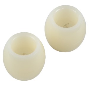 glo-79548-79548_0 GLOBOSTAR® CANDLE 79548 ΣΕΤ 2 X ΔΙΑΚΟΣΜΗΤΙΚΑ REALISTIC ΚΕΡΑΚΙΑ ΜΕ LED ΕΦΕ ΚΙΝΟΥΜΕΝΗΣ ΦΛΟΓΑ