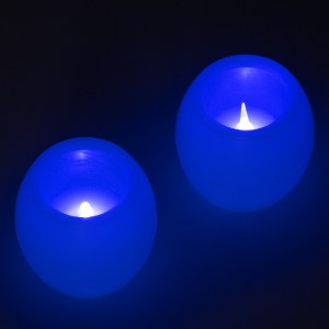 glo-79548-79548_2 GLOBOSTAR® CANDLE 79548 ΣΕΤ 2 X ΔΙΑΚΟΣΜΗΤΙΚΑ REALISTIC ΚΕΡΑΚΙΑ ΜΕ LED ΕΦΕ ΚΙΝΟΥΜΕΝΗΣ ΦΛΟΓΑ