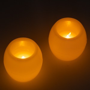 glo-79549-79549_2 GLOBOSTAR® CANDLE 79549 ΣΕΤ 2 X ΔΙΑΚΟΣΜΗΤΙΚΑ REALISTIC ΚΕΡΑΚΙΑ ΜΕ LED ΕΦΕ ΚΙΝΟΥΜΕΝΗΣ ΦΛΟΓΑ