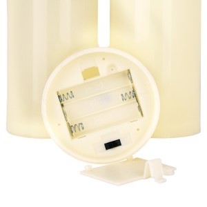 glo-79551-79551_3 GLOBOSTAR® 79551 ΣΕΤ 3 ΔΙΑΚΟΣΜΗΤΙΚΩΝ REALISTIC ΚΕΡΙΩΝ ΜΕ LED - ΜΠΑΤΑΡΙΑΣ & ΑΣΥΡΜΑΤΟ ΧΕΙΡΙΣ