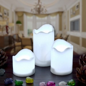 glo-79554-79554_4 GLOBOSTAR® 79554 ΣΕΤ 3 ΔΙΑΚΟΣΜΗΤΙΚΩΝ REALISTIC ΚΕΡΙΩΝ ΠΑΡΑΦΙΝΗΣ ΜΕ LED - ΜΠΑΤΑΡΙΑΣ & ΑΣΥΡΜ