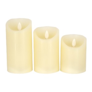 glo-79555-79555_2 GLOBOSTAR® 79555 ΣΕΤ 3 ΔΙΑΚΟΣΜΗΤΙΚΩΝ REALISTIC ΚΕΡΙΩΝ ΠΑΡΑΦΙΝΗΣ ΜΕ LED ΕΦΕ ΚΙΝΟΥΜΕΝΗΣ ΦΛΟΓ