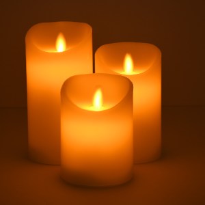 glo-79555-79555_4 GLOBOSTAR® 79555 ΣΕΤ 3 ΔΙΑΚΟΣΜΗΤΙΚΩΝ REALISTIC ΚΕΡΙΩΝ ΠΑΡΑΦΙΝΗΣ ΜΕ LED ΕΦΕ ΚΙΝΟΥΜΕΝΗΣ ΦΛΟΓ