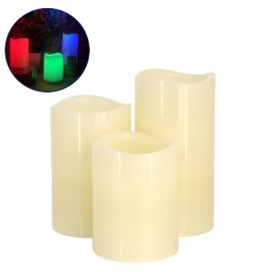 glo-79556-79556_0 GLOBOSTAR® 79556 ΣΕΤ 3 ΔΙΑΚΟΣΜΗΤΙΚΩΝ REALISTIC ΚΕΡΙΩΝ ΠΑΡΑΦΙΝΗΣ ΜΕ LED ΕΦΕ ΚΙΝΟΥΜΕΝΗΣ ΦΛΟΓ