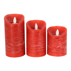 glo-79558-79558_2 GLOBOSTAR® 79558 ΣΕΤ 3 ΔΙΑΚΟΣΜΗΤΙΚΩΝ REALISTIC ΚΕΡΙΩΝ ΠΑΡΑΦΙΝΗΣ ΜΕ LED ΕΦΕ ΚΙΝΟΥΜΕΝΗΣ ΦΛΟΓ