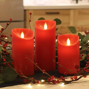 glo-79558-79558_5 GLOBOSTAR® 79558 ΣΕΤ 3 ΔΙΑΚΟΣΜΗΤΙΚΩΝ REALISTIC ΚΕΡΙΩΝ ΠΑΡΑΦΙΝΗΣ ΜΕ LED ΕΦΕ ΚΙΝΟΥΜΕΝΗΣ ΦΛΟΓ
