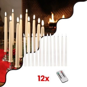 glo-79564-79564_0 GLOBOSTAR® 79564 ΣΕΤ 12 ΔΙΑΚΟΣΜΗΤΙΚΩΝ REALISTIC ΚΕΡΙΩΝ ΚΗΡΟΠΗΓΙΟΥ ΜΕ LED ΕΦΕ ΚΙΝΟΥΜΕΝΗΣ ΦΛ