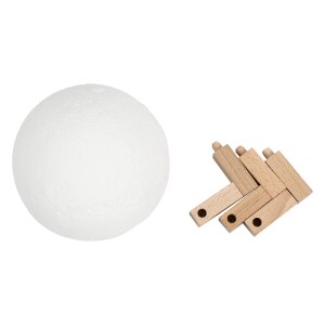 glo-79605-79605_4 GLOBOSTAR® 79605 ΕΠΙΤΡΑΠΕΖΙΟ ΑΝΑΓΛΥΦΟ ΔΙΑΚΟΣΜΗΤΙΚΟ ΦΩΤΙΣΤΙΚΟ Φ15CM 3D MOON LIGHT LED 3.7W 