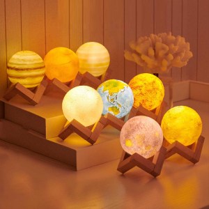 glo-79609-79609_8 GLOBOSTAR® MOON 79609 ΣΕΤ 8 ΤΕΜ. ΜΟΝΤΕΡΝΑ ΕΠΙΤΡΑΠΕΖΙΑ ΦΩΤΙΣΤΙΚΑ ΠΟΡΤΑΤΙΦ LED 2W 120LM 360°
