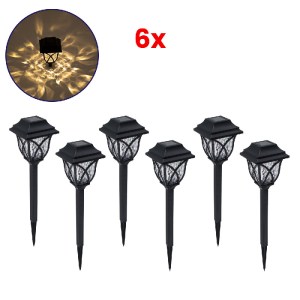 glo-85702-85702_0 GLOBOSTAR® 85702 ΣΕΤ 6 ΤΕΜΑΧΙΩΝ ΑΥΤΟΝΟΜΑ ΗΛΙΑΚΑ ΦΩΤΙΣΤΙΚΑ LED SMD 1W 100LM ΜΕ ΕΝΣΩΜΑΤΩΜΕΝΗ
