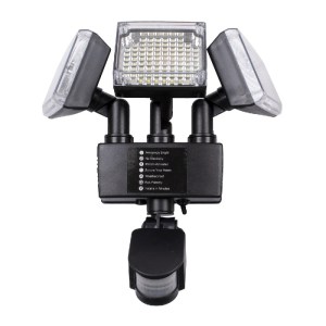 glo-85711-85711_6 GLOBOSTAR® 85711 ΑΥΤΟΝΟΜΟΣ ΗΛΙΑΚΟΣ ΠΡΟΒΟΛΕΑΣ ΜΕ ΤΡΕΙΣ ΠΕΡΙΣΤΡΕΦΟΜΕΝΕΣ ΚΕΦΑΛΕΣ LED SMD 2835