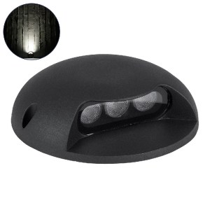 glo-90617-4c8d89_90617_0 GLOBOSTAR® STEP-LUNA 90617 ΕΠΙΦΑΝΕΙΑΚΟ ΦΩΤΙΣΤΙΚΟ ΣΚΑΛΟΠΑΤΙΟΥ - ΔΙΑΔΡΟΜΟΥ LED 3W 345LM 10° 