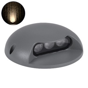 glo-90622-90622_0 GLOBOSTAR® STEP-LUNA 90622 ΑΡΧΙΤΕΚΤΟΝΙΚΟ ΦΩΤΙΣΤΙΚΟ ΔΙΑΔΡΟΜΟΥ/ΣΚΑΛΟΠΑΤΙΟΥ LED 3W 330LM 10° 
